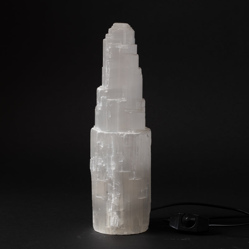 Selenite Lamp Tower