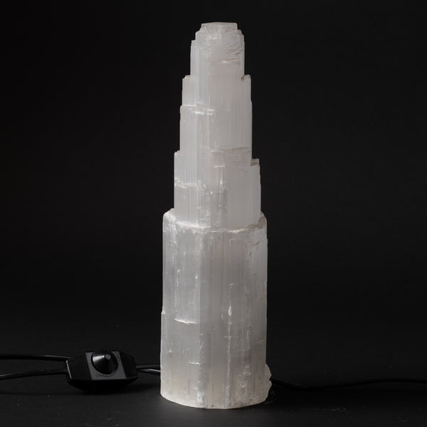 Selenite Lamp Tower