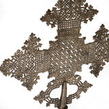 Ethiopian Coptic Cross on Stand Large