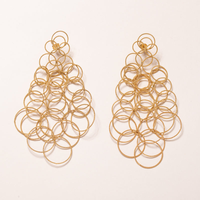 Gold Circles Earrings