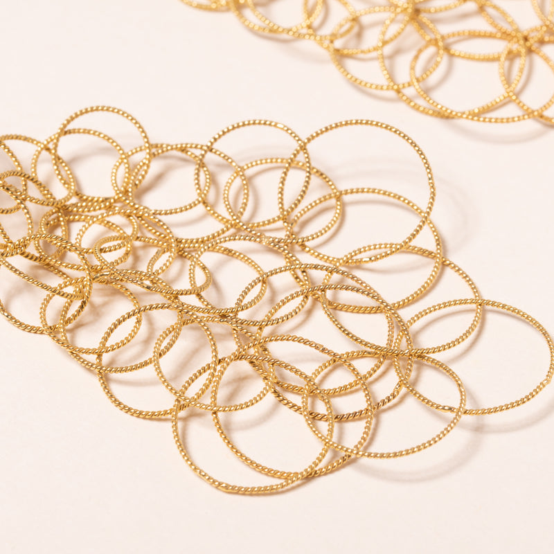 Gold Circles Earrings