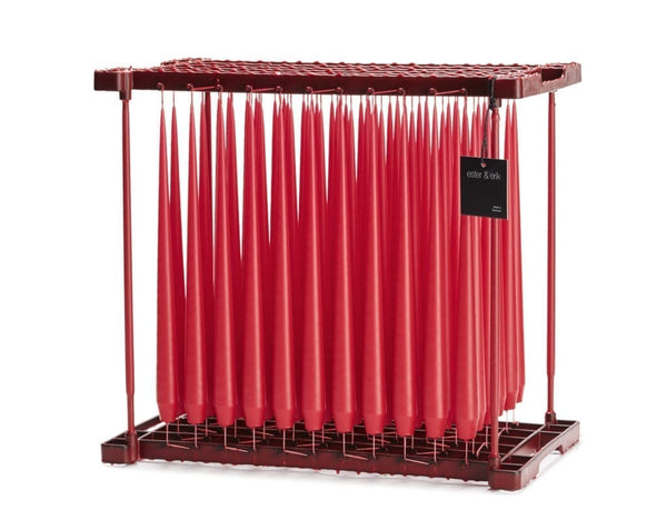 Taper Candles 32 cm - Bright Red