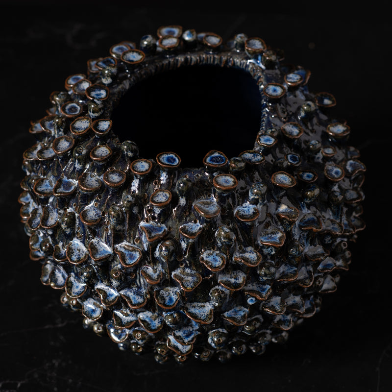 Blue Barnacle Vase