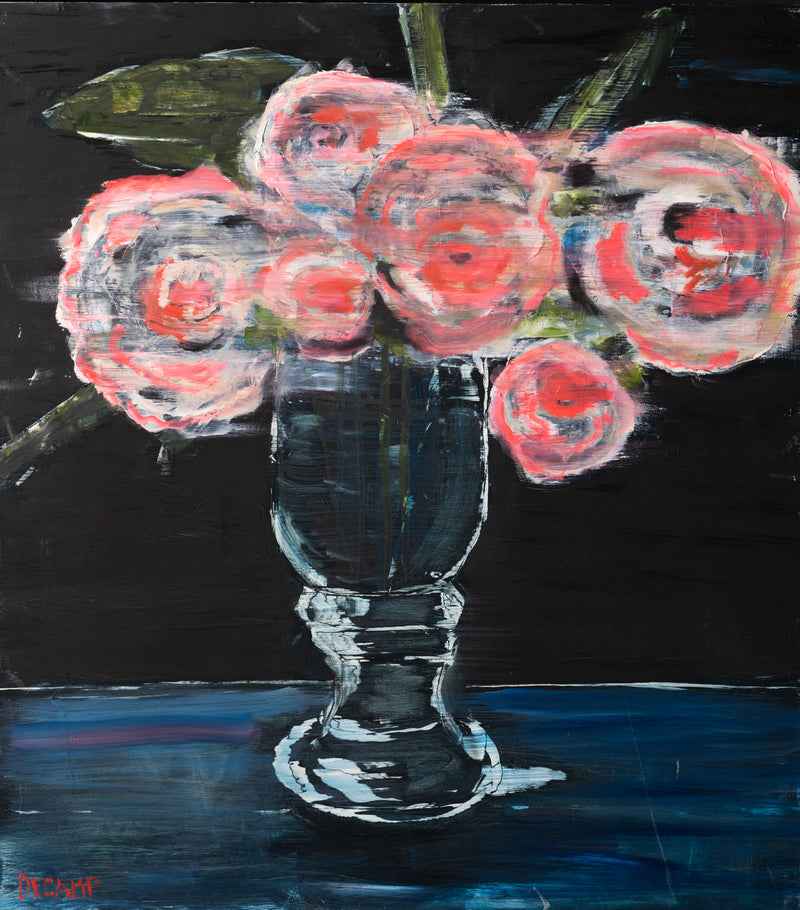 Ranunculus in Vase Painting