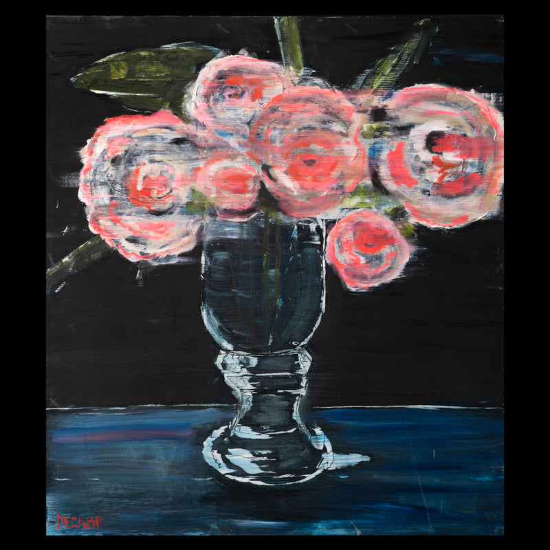 Ranunculus in Vase Painting