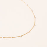 18" Gold and Bead Chain