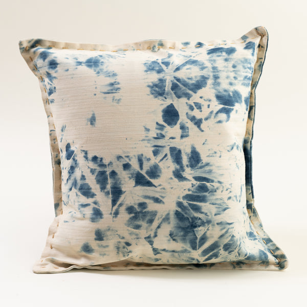 20x20 Indigo Tye Dye Pillow