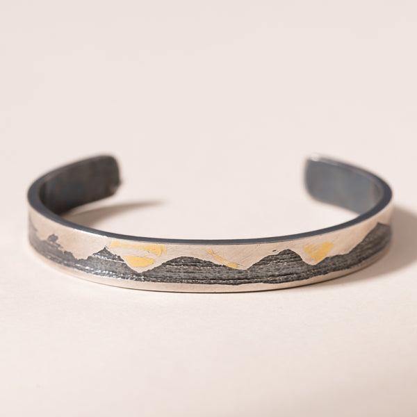 Oxidized Mountains Cuff