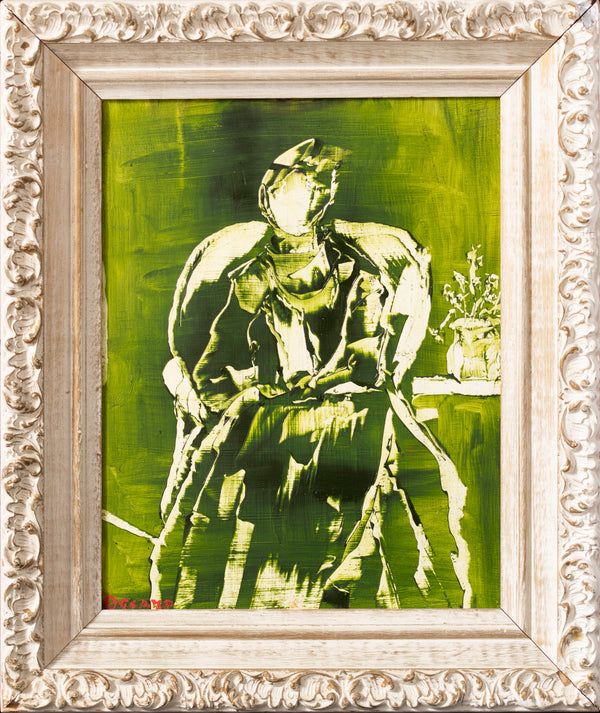 Green Figure Painting