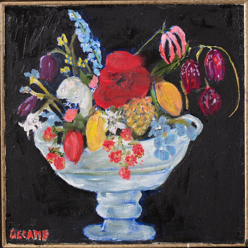 Pair of Flower Paintings