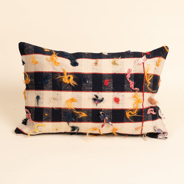 17x25 Checkered Tulu Pillow