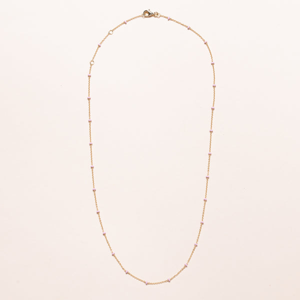 18" Gold and Bead Chain