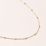 18" Gold and Bead Chain