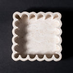 italian marble waved plate 