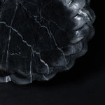 16 x 16 waved black marble plate 