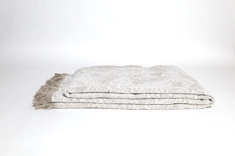 Savery Woven Paisley Blanket 79"x55"
