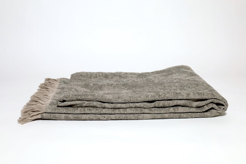 Savery Woven Paisley Blanket 79"x55"