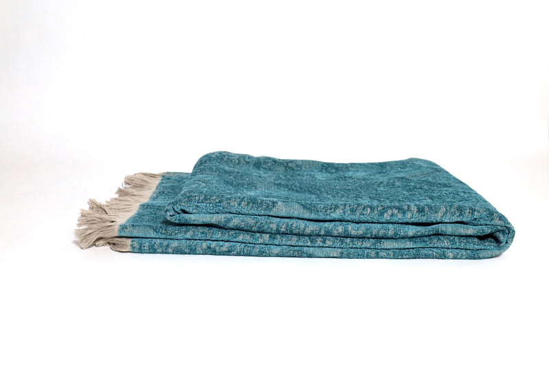 Savery Woven Paisley Blanket 79"x55"