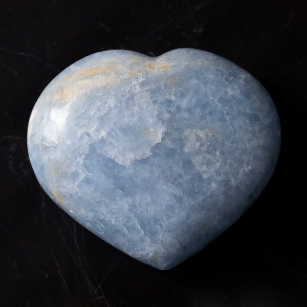Blue Calcite Heart
