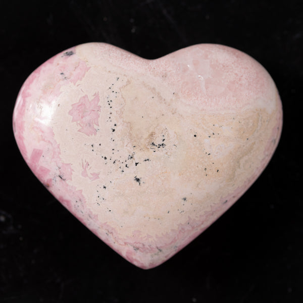 Petite Rhodonite Heart
