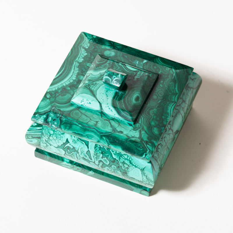 Ornate Malachite Box