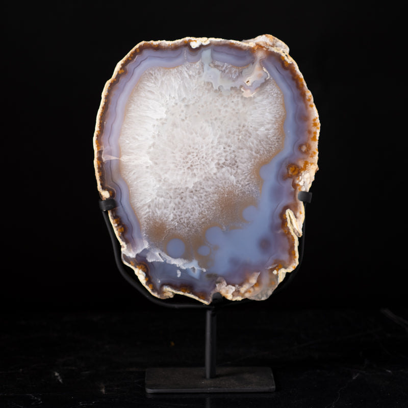 Agate Geode Slice on Stand