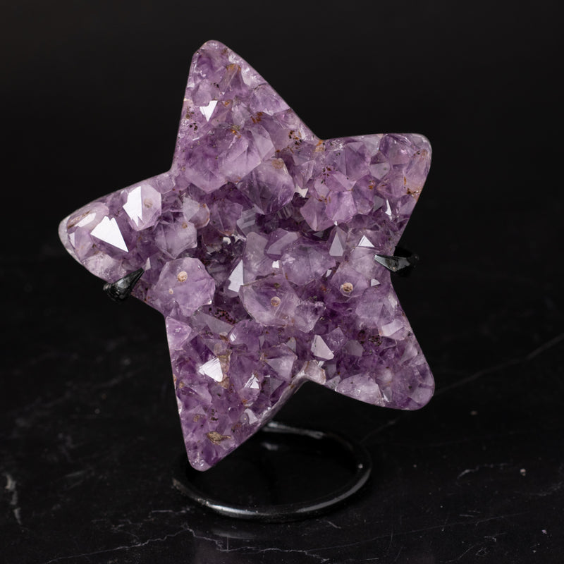 Amethyst Star on Stand