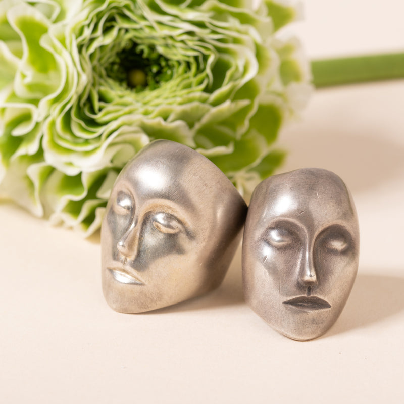 grand grey lady cameo Hannah Blount ring Denver