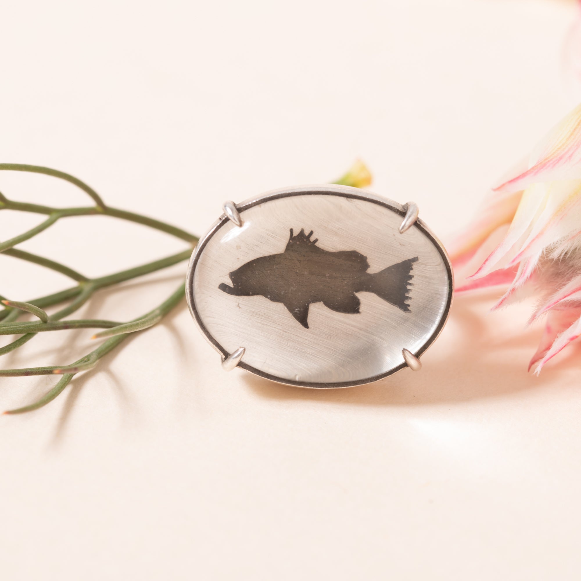 grouper pierced quartz vanity Hannah Blount Denver ring