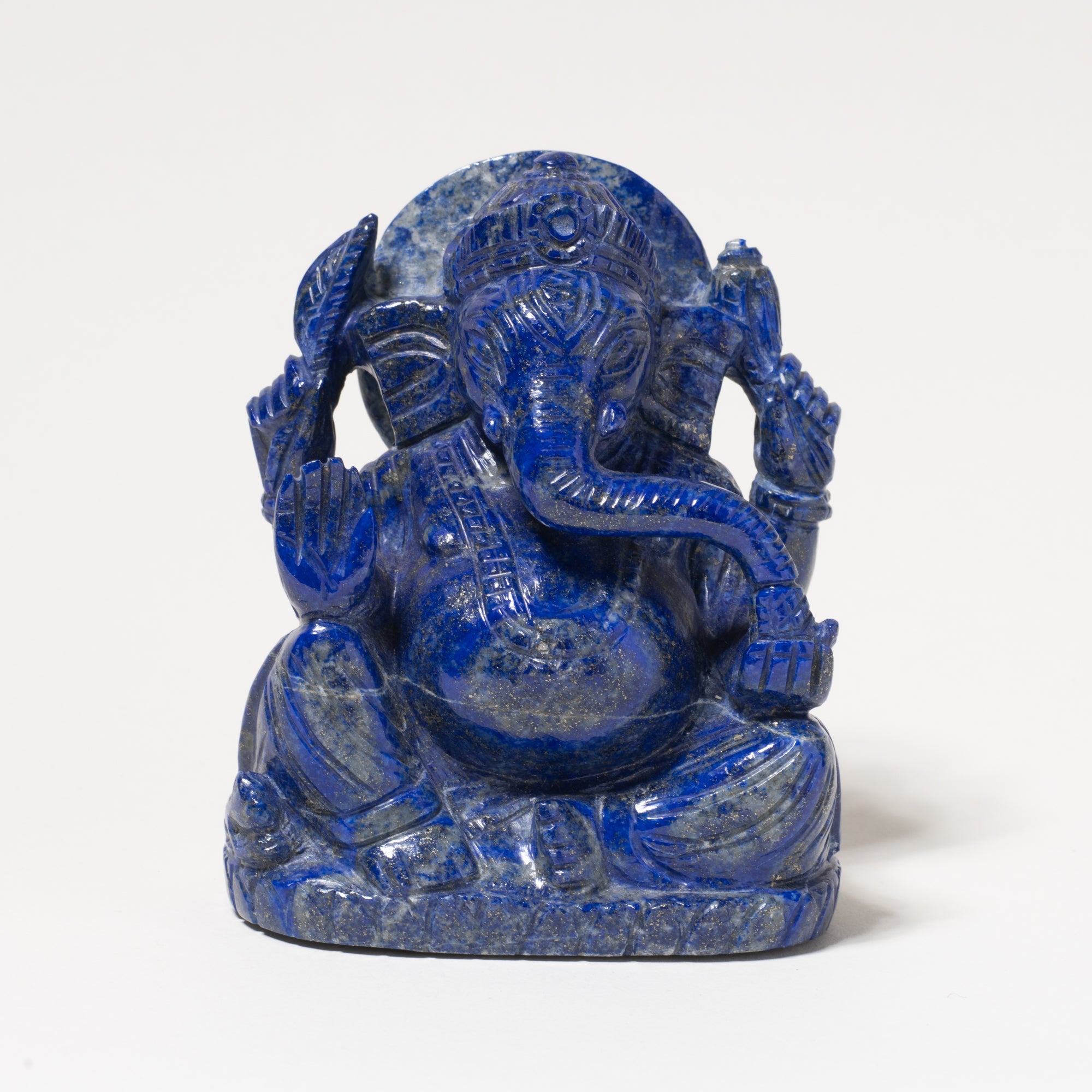 lapis lazuli ganesha statue 