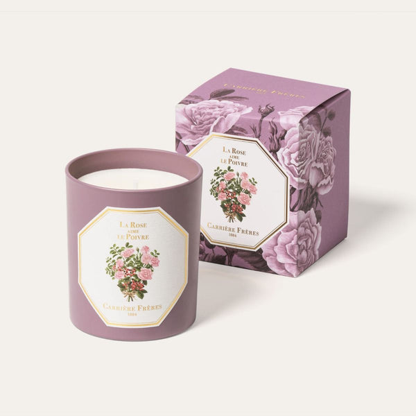 La Rose aime le Poivre - Love is a Rose Candle