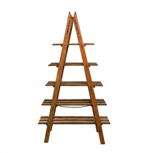 Vintage 5 Shelf Ladder Display