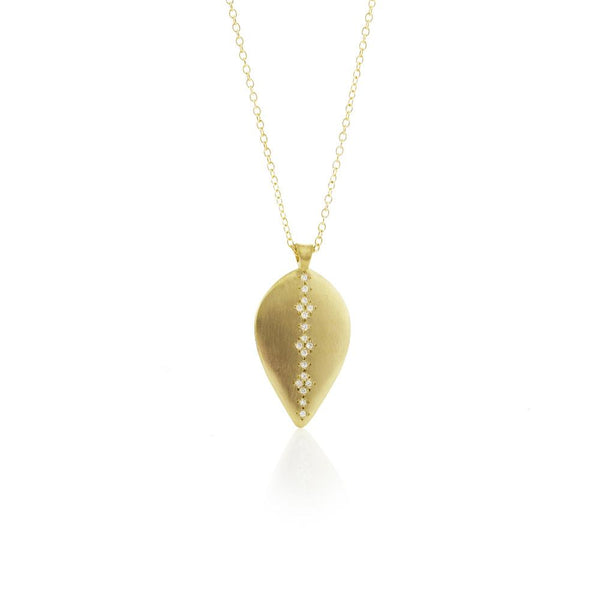 Memories Tear Pendant With Diamonds