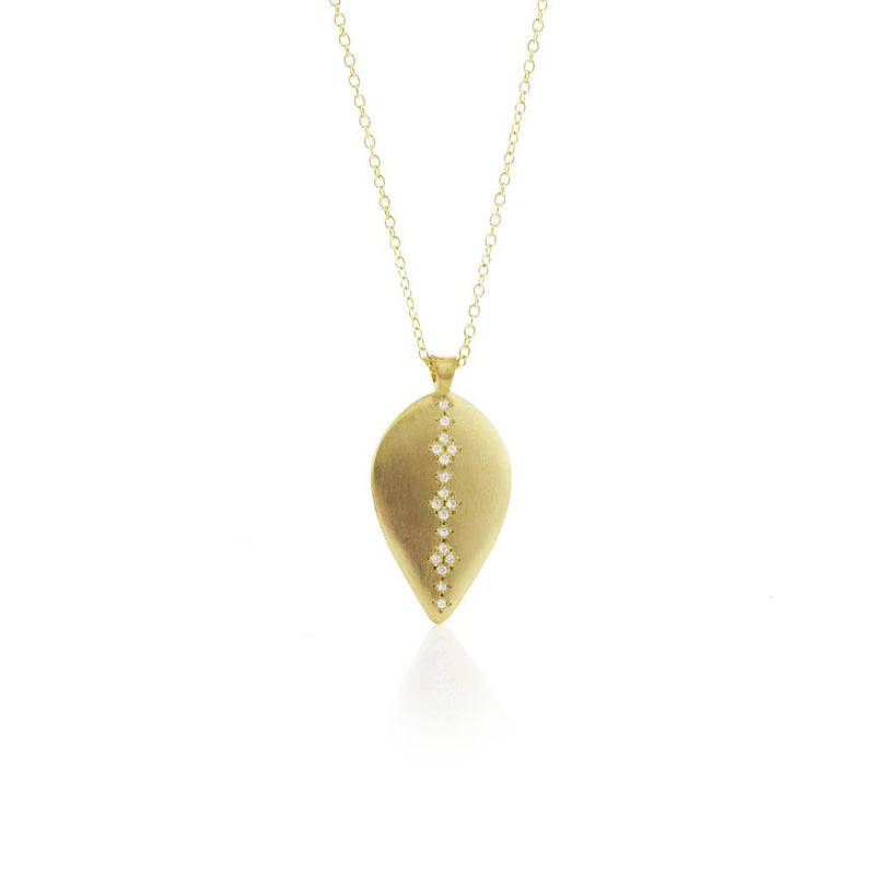 Memories Tear Pendant With Diamonds