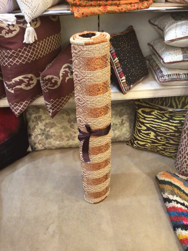 Natural Twine and Copper Rug