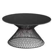 Coffee Table Wire Cross & Black Granite